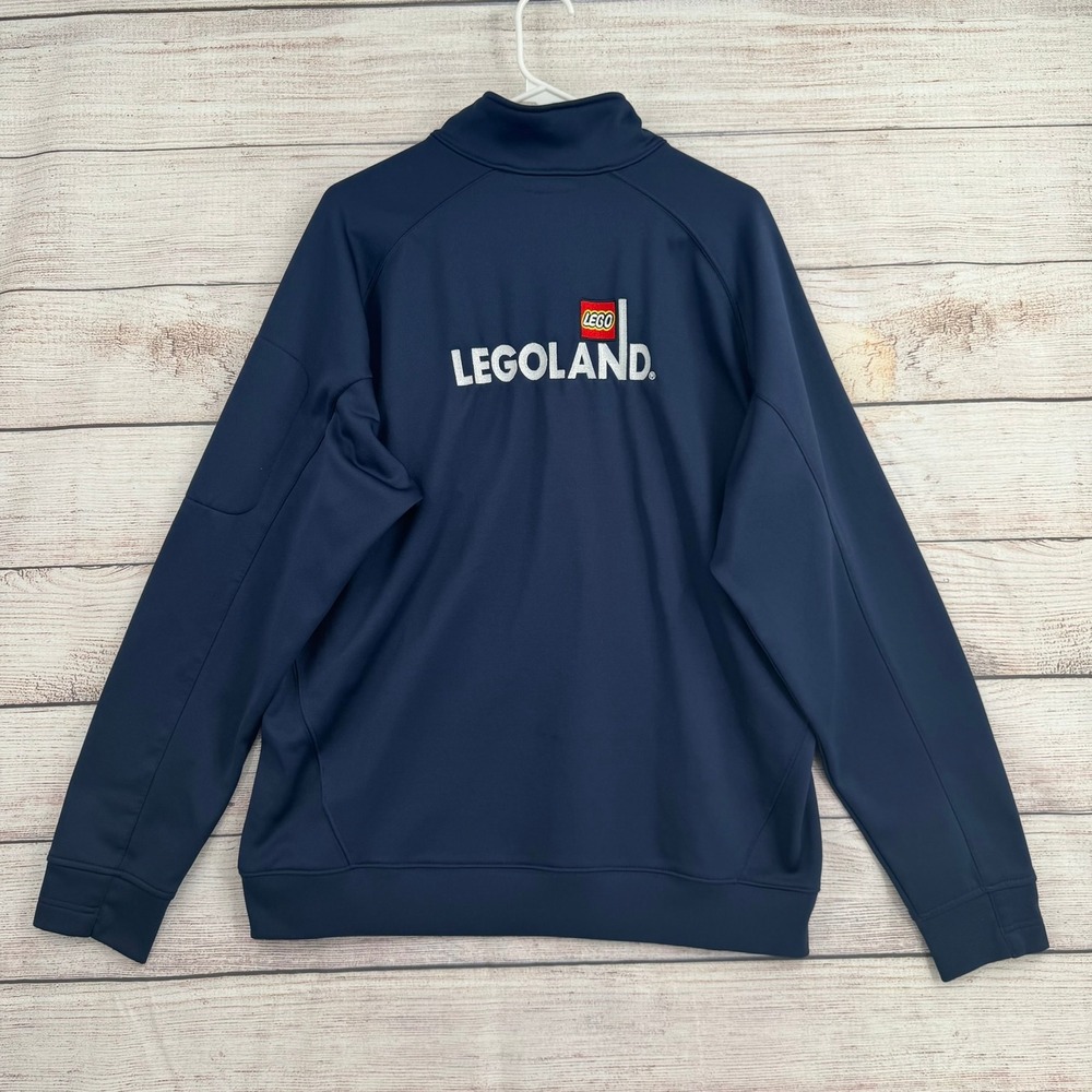 Sport-Tek Pullover Mens XL Navy Legoland Quarter Zip Fleece Sleeve Pocket